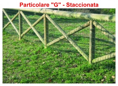 Particolare G – Staccionata